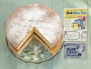 Superb sponge cake made with soft margarine