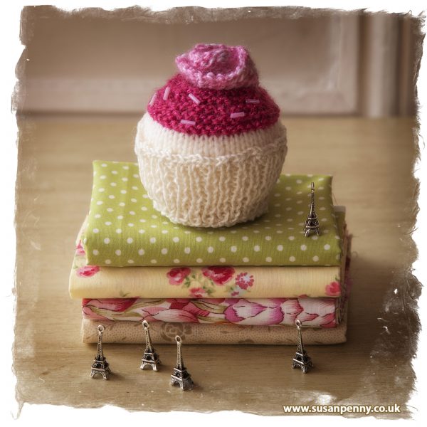 Knitted cupcakes for ETSY