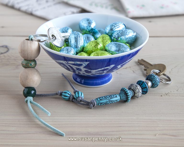 Simple beaded key rings Simple beaded key rings