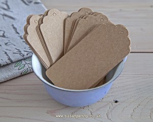25 Brown Kraft Tags, Craft Tag – PSS006